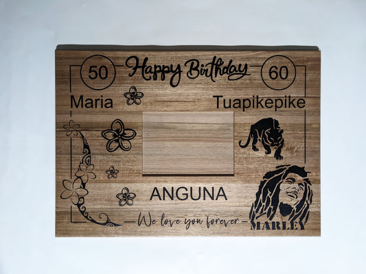 Custom Design Birthday Photo Art Frame
