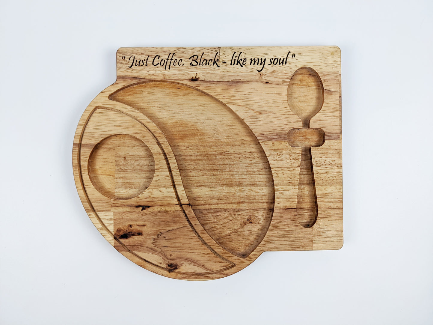 Coffee & Snack Tray with Epoxy