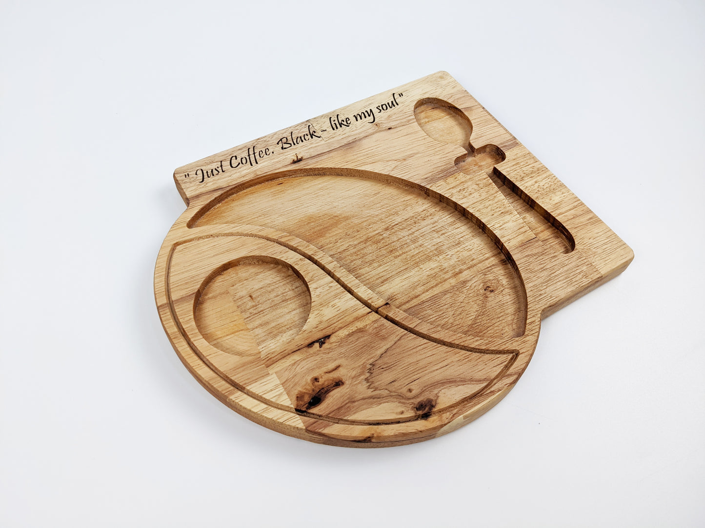 Coffee & Snack Tray with Epoxy