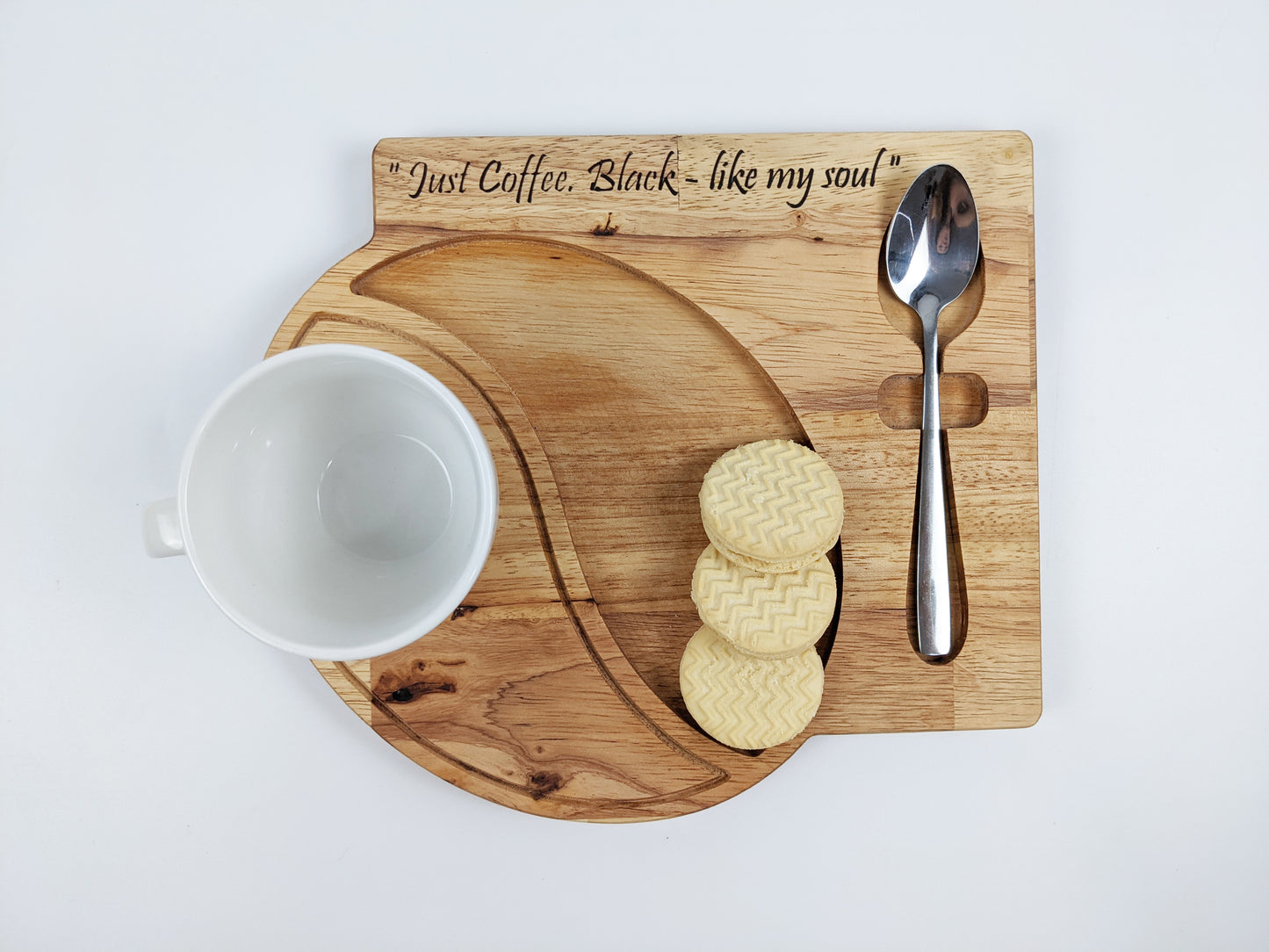 Coffee & Snack Tray with Epoxy
