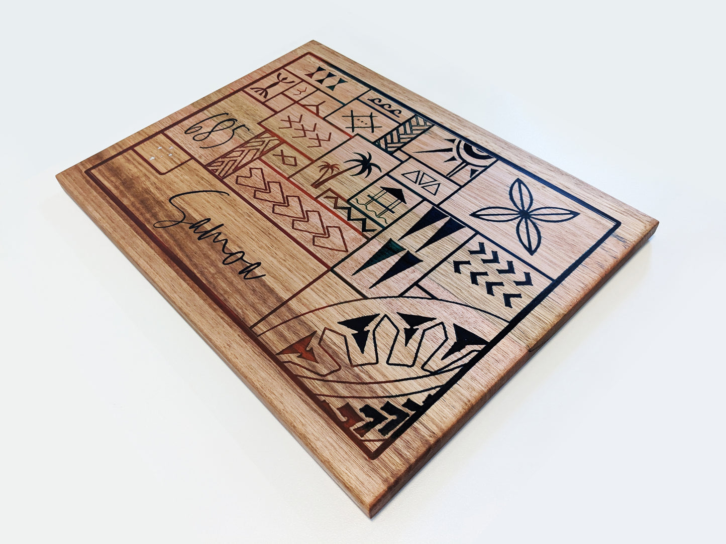 Samoa Design Cutting Boards with Epoxy