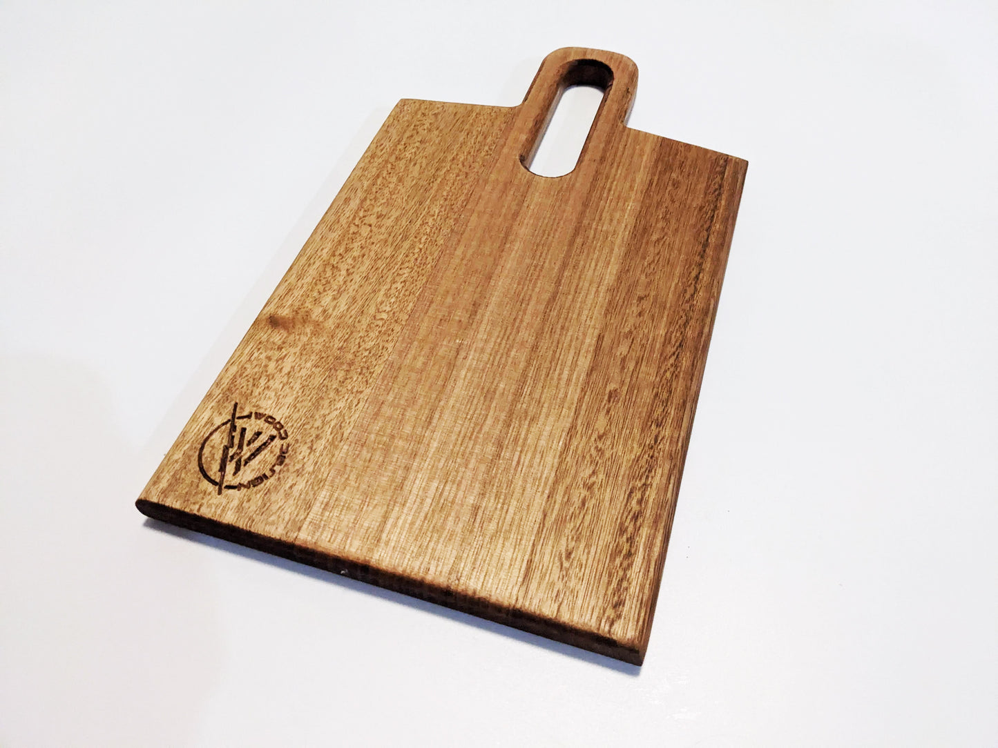 Shaped Cutting Boards with Epoxy Logo