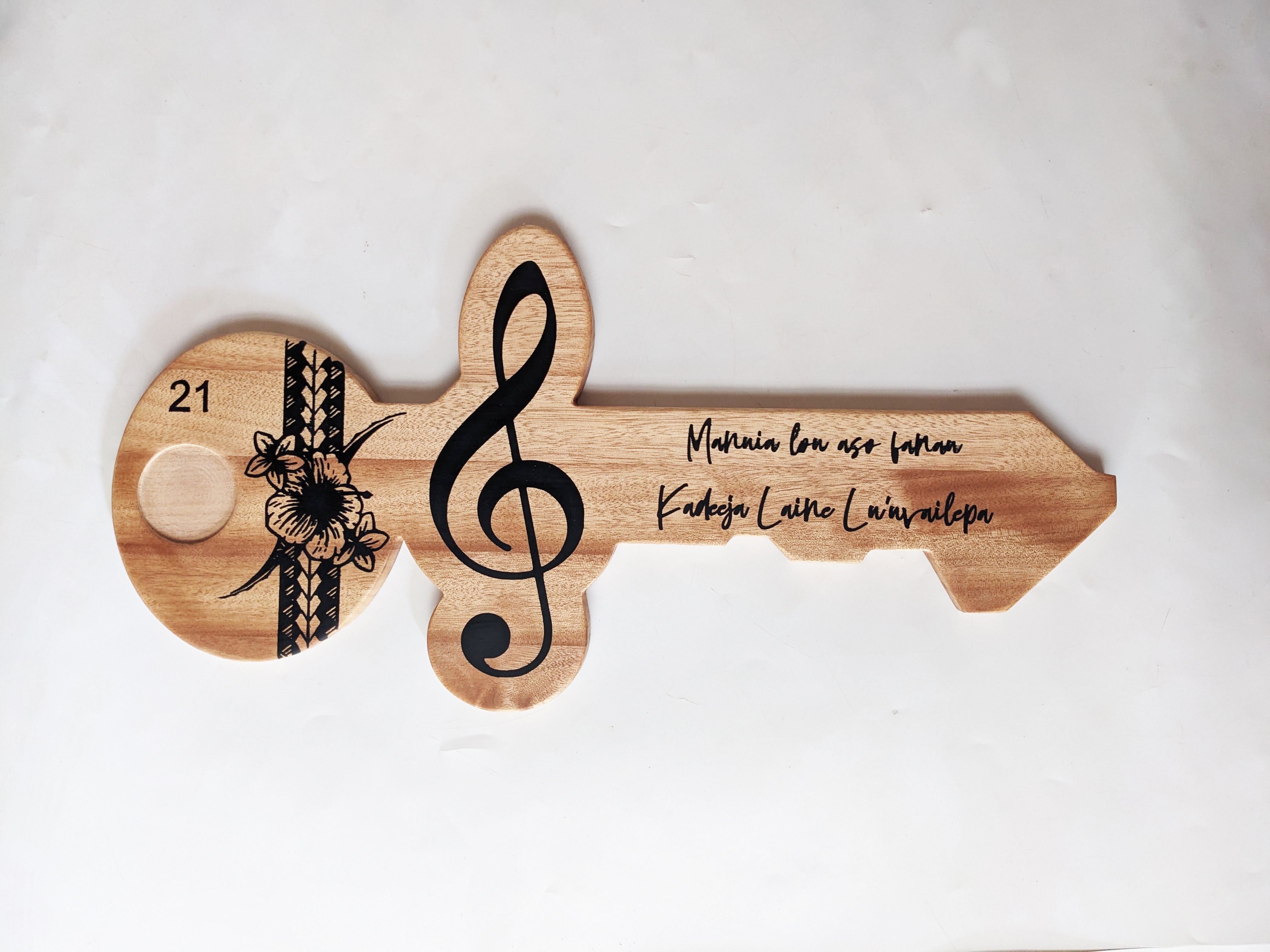21 Birthday Key – Custom Wood Gifts - IWood Design