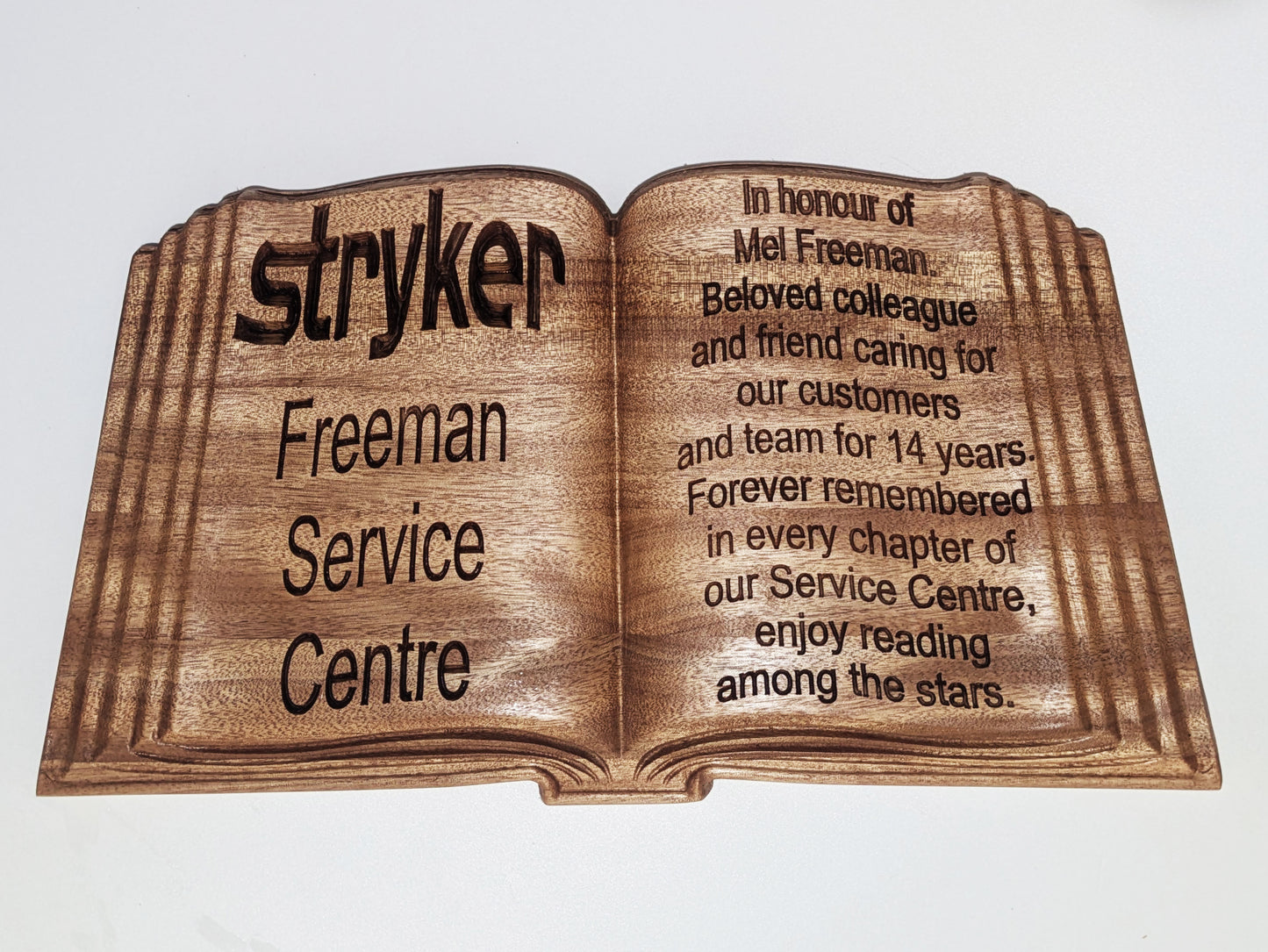 Personalised 3D Wooden Book