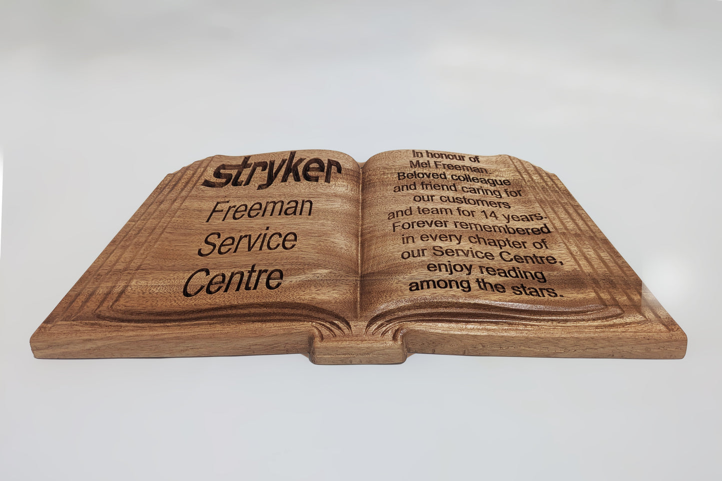 Personalised 3D Wooden Book