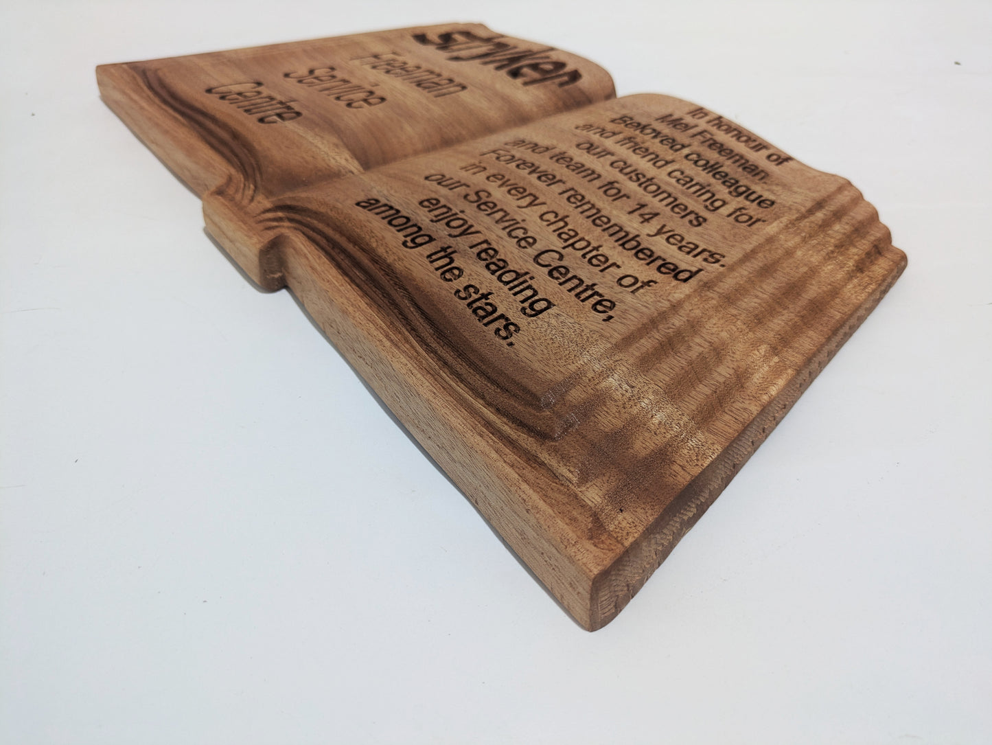 Personalised 3D Wooden Book