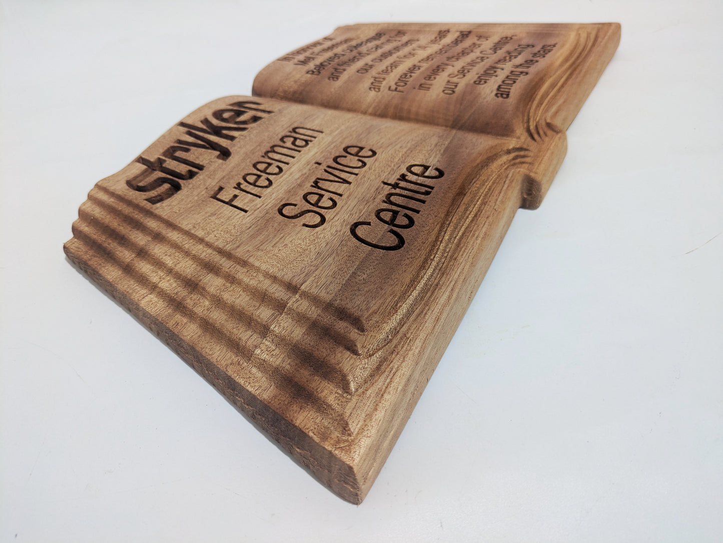 Personalised 3D Wooden Book