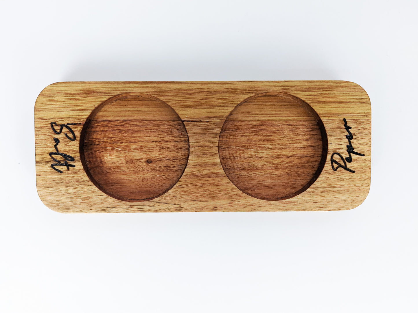 Wood Salt and Pepper Tray