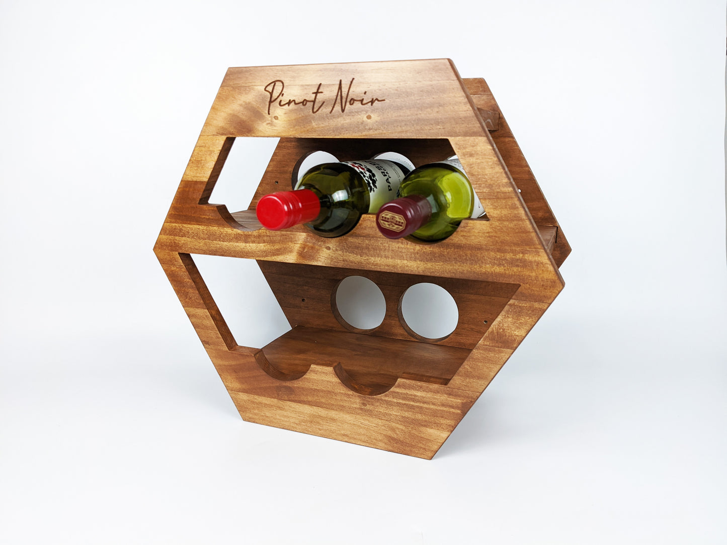 Hexagon Shelf Wine Rack