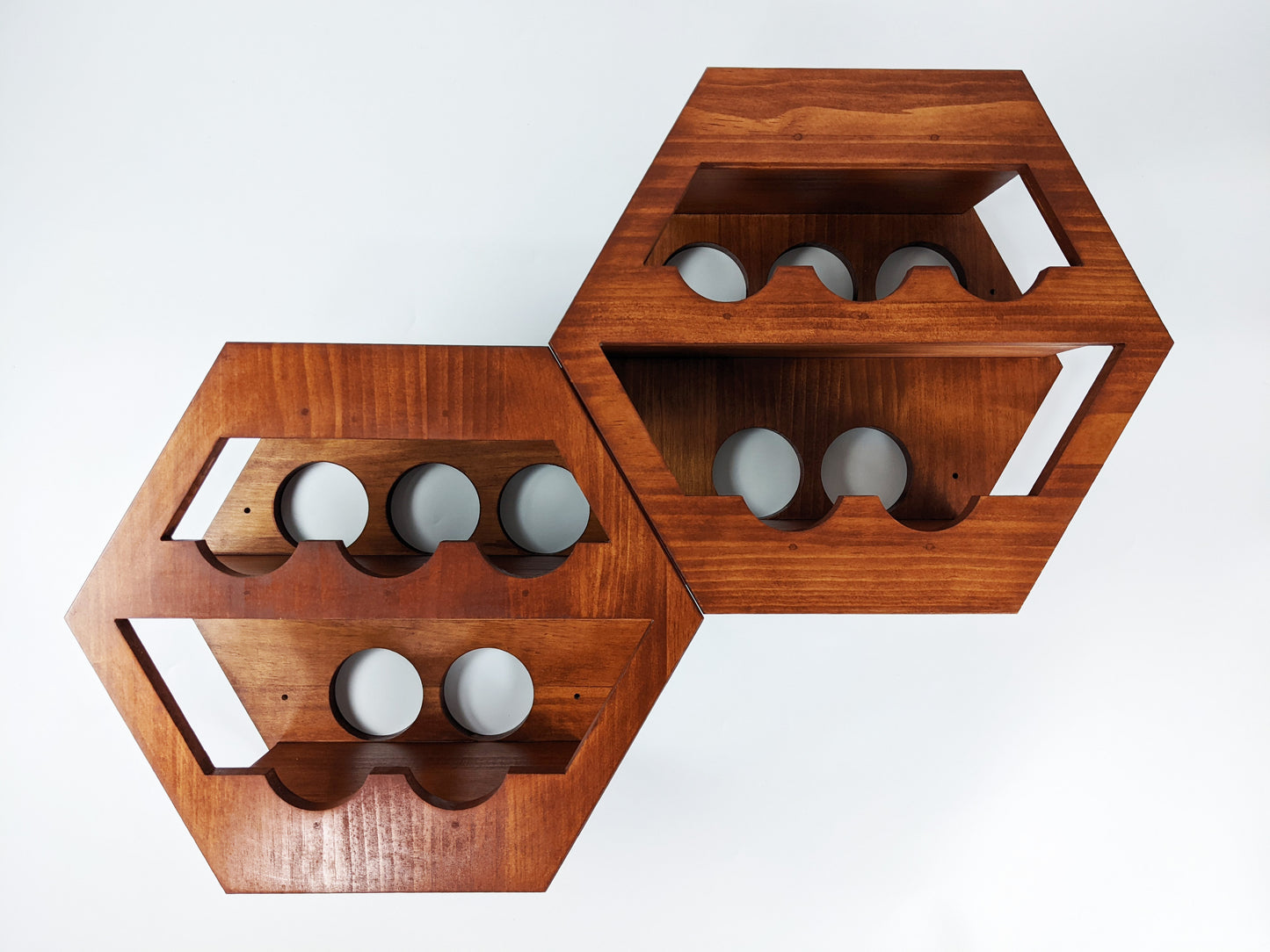 Hexagon Shelf Wine Rack