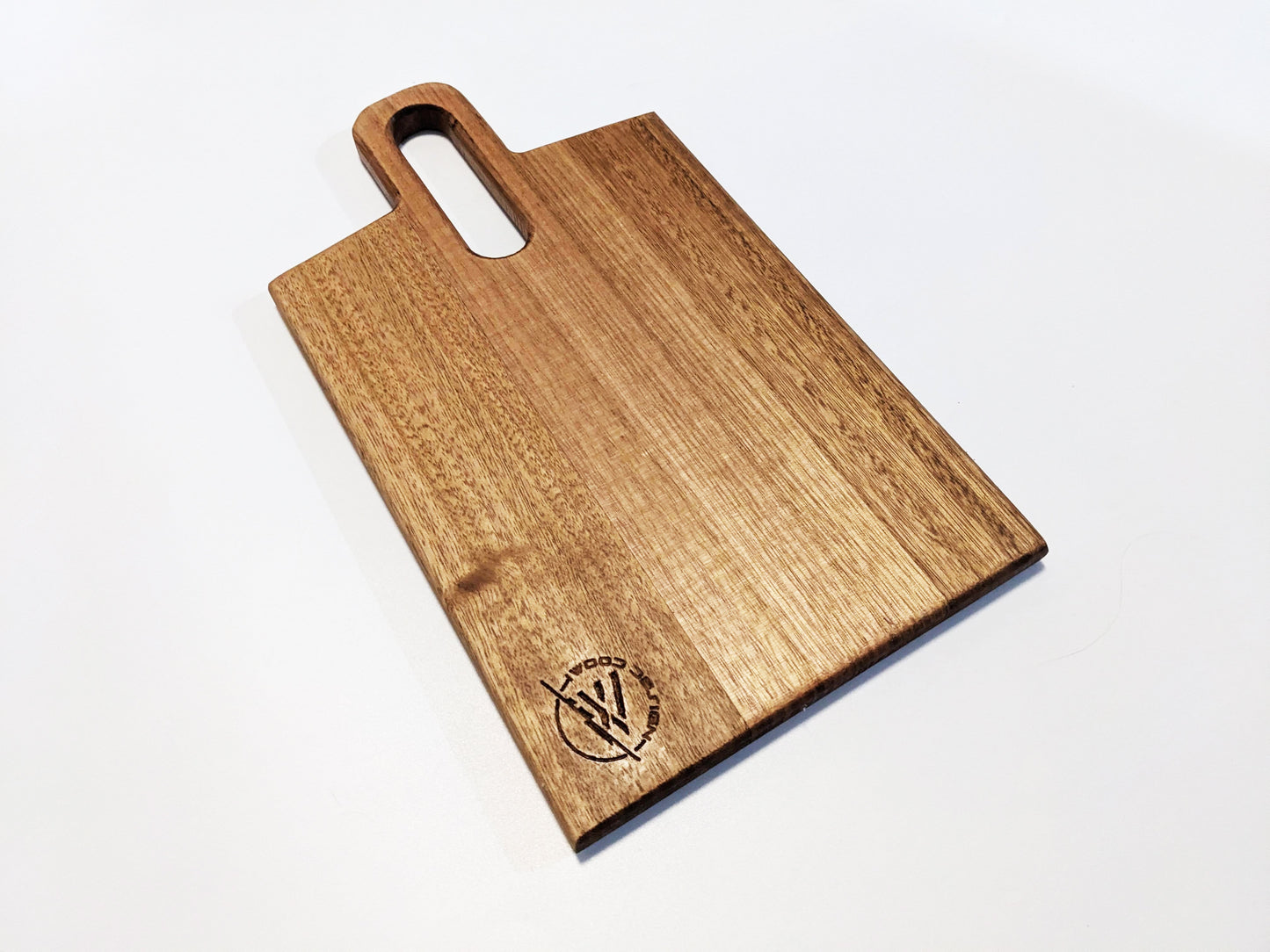 Shaped Cutting Boards with Epoxy Logo